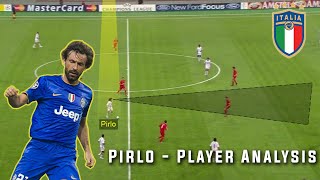 Andrea Pirlo  Player Analysis  The Best Deeplying PlayMaker [upl. by Monda]