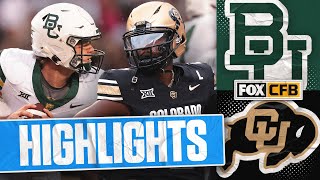 Baylor Bears vs Colorado Buffaloes Highlights  FOX College Football [upl. by Aldarcie]