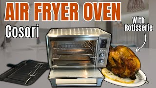 Cosori Air Fryer Toaster Oven with Rotisserie  FULL Review amp Setup [upl. by Eelrac994]