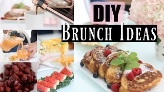 3 Easy Brunch Recipes Vanilla French Toast Cheesy Baked Eggs Candied Sausage  MissLizHeart [upl. by Gilberta885]