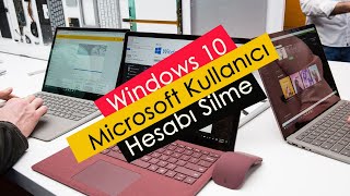 Windows 10 Microsoft Kullanıcı Hesabı Silme [upl. by Ravel509]