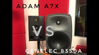 Genelec 8350A Vs Adam A7x  Studio Monitors Comparison [upl. by Eanram]