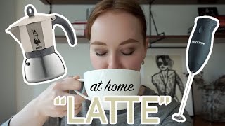 HOW TO MAKE A quotLATTEquot AT HOME moka pot  frother [upl. by Berri403]