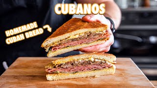 How To Make Cubanos with Homemade Cuban Bread [upl. by Enelav595]