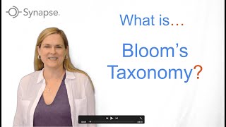 What is Blooms Taxonomy [upl. by Ahsok]