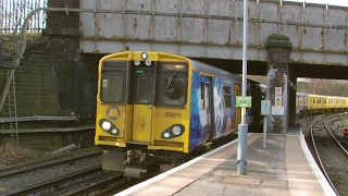 Half an Hour at 216  Birkenhead North Station 1022017  Class 507 508 terminus [upl. by Hanahsuar]