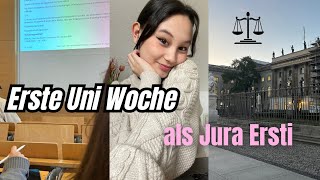 VLOG meine ersten Vorlesungen in der Uni Jura Lernen Alltag [upl. by Donetta]