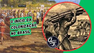 A colonização no brasil HISTÓRIA [upl. by Arotak]