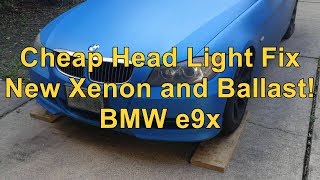 BMW Xenon Headlight and Ballast Replacement [upl. by Aneret]