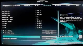 BIOS UEFI Setup  ASROCK A320M  HD [upl. by Axel56]