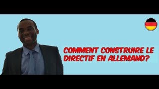 Cours dallemand A1 B2Comment construire le directif en allemand [upl. by Barbra]