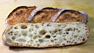 Authentic French Baguette Recipe [upl. by Alick]