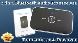 2In1 Bluetooth Audio Receiver And Transmitter Review [upl. by Yentruok]