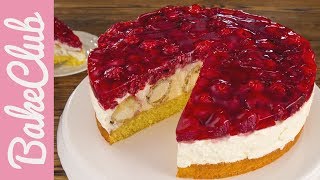 WindbeutelTorte mit Himbeeren  BakeClub [upl. by Akem]