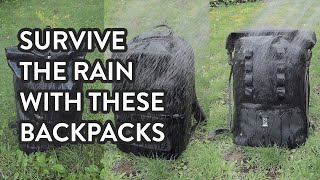 Best Waterproof Backpacks for College Commuting amp EDC [upl. by Dallman]