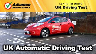 UK Automatic Driving Test Replica 2024 full route without SatNav [upl. by Accebar]