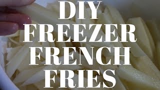 Homemade Fries for the Freezer  DIY Convenience Foods [upl. by Gruber]