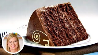 Professional Baker Teaches You How To Make CHOCOLATE CAKE [upl. by Saihttam]