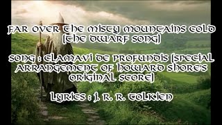 Misty Mountains The Hobbit  Dwarf Song Full extended version with lyrics [upl. by Lanoil]