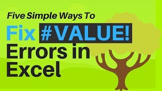 Five Ways To Fix VALUE Errors in Microsoft Excel [upl. by Ttiwed]