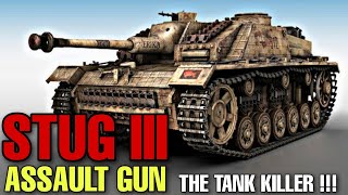 StuG III  The German Assault Gun That Killed The Most Enemy Tanks In WW2 [upl. by Reyotal]