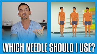 How To Choose The Right Needle For Your Injections  Intramuscular VS Subcutaneous [upl. by Elram659]