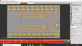 Designing A Circuit Board Using Fritzing [upl. by Rubma]