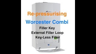 Topping up or Repressurising Worcester Combi Boilers [upl. by Adnilg73]