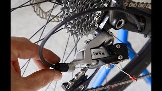 How to Adjust a Rear Derailleur [upl. by Carder281]