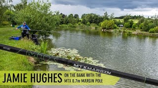 Coarse amp Match Fishing TV  Jamie Hughes on the bank with the MTX Margin Pole [upl. by Vas985]