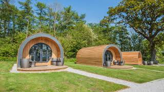 High Oaks Grange  Glamping Pods  sleeps 24 [upl. by Kylah]