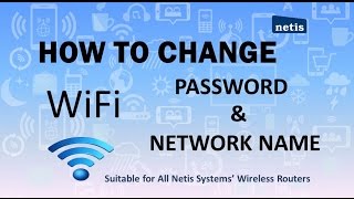 Netis Systems How To Change WiFi Username and Password [upl. by Horgan555]