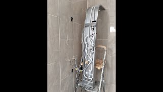 DIY Installing amp Testing Shower Panel Tower System [upl. by Serle]