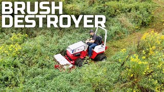 Tough Cut Mows Overgrown Brush amp Trees [upl. by Kelby]