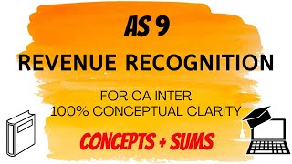 AS 9 in ENGLISH  Revenue Recognition  CA Intermediate [upl. by Afaw332]