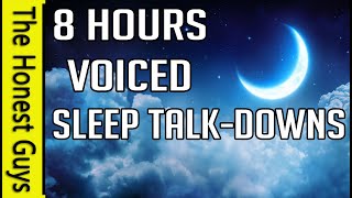 8 Hours ContinuouslyVoiced Sleep Meditations amp TalkDowns [upl. by Nitas]