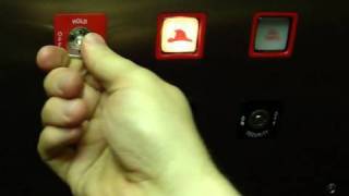 Fire service mode on an Elevator innovation fixtures [upl. by Taimi]