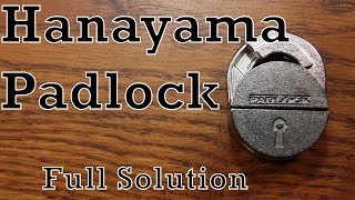 How to Solve the Hanayama Padlock Puzzle [upl. by Nortad203]