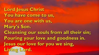 Lord Jesus Christ Tune Living Lord  4vv with lyrics for congregations [upl. by Jordison62]