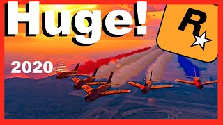 Doing an Airshow for ROCKSTAR GAMES GTA Online [upl. by Leilani]