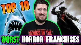 Top 10 Worst Horror Franchises [upl. by Ydok]