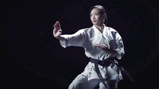 宇佐美里香 Rika Usami Karate Kata YahooBB JAPAN ft Photek  Ni Ten Ichi Ryu Bootleg Mix Video [upl. by Lehplar]