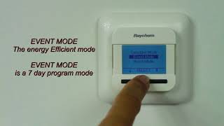 RAYCHEM NRGDM Floor Heating Thermostats Programmation [upl. by Penhall]