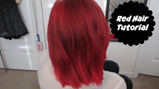 How I dyed my Hair Red  Loreal Hicolor Highlights  Alyssa Nicole [upl. by Iives]