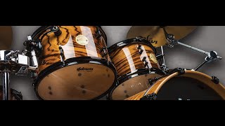 ddrum Dios Zebrawood Kit Metal Demo [upl. by Mapel578]