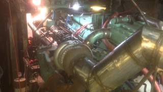 Detroit Diesel 8V71 Turbo Marine Engine [upl. by Ibbor16]