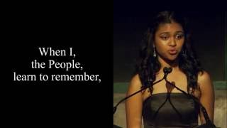 Poetry In Voice 2016 winner Marie Foolchand recites at Griffin Poetry Prize awards ceremony [upl. by Loise]