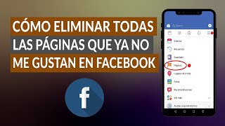 Cómo Eliminar Todas las Páginas que ya no me Gustan en Facebook Fácilmente [upl. by Boatwright]