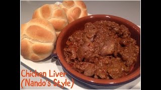 Chicken Liver Nandos style [upl. by Esdnyl]