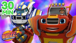 Robot Blaze amp Friends To The Rescue Compilation  Blaze and the Monster Machines [upl. by Yrak]